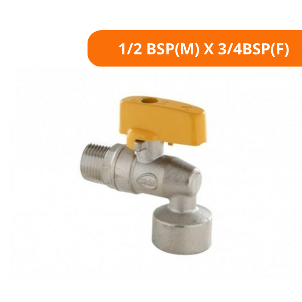 15325098275-2.png Registro Esfera 90 P/Gás 1/2 BSP (M) X 3/4 BSP (F) Blister C/ 1 Peça - Blukit - Imagem 2