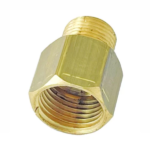 União Redução Latão 1/2 NPT (M) X 3/8 NPT (F) - Bruto Blister C/ 1 Peça - Blukit