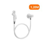 Kit Ducha Pop Branco / Registro C25 / Flexível Branco Liso 1,20m Blister C/ 1 Peça - Blukit - Imagem 2