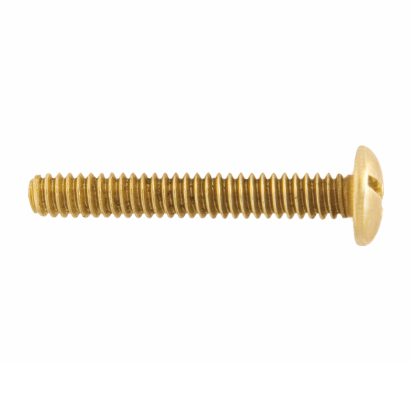 15326213954-1.png Parafuso Latão 5/32 X 16mm Cabeça 7,0mm Saco Plástico Com 10 Peças - Blukit - Imagem 1