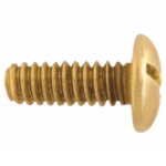 Parafuso Latão 3/16 X 10mm Cabeça 9,6mm Saco Plástico Com 10 Peças Blukit