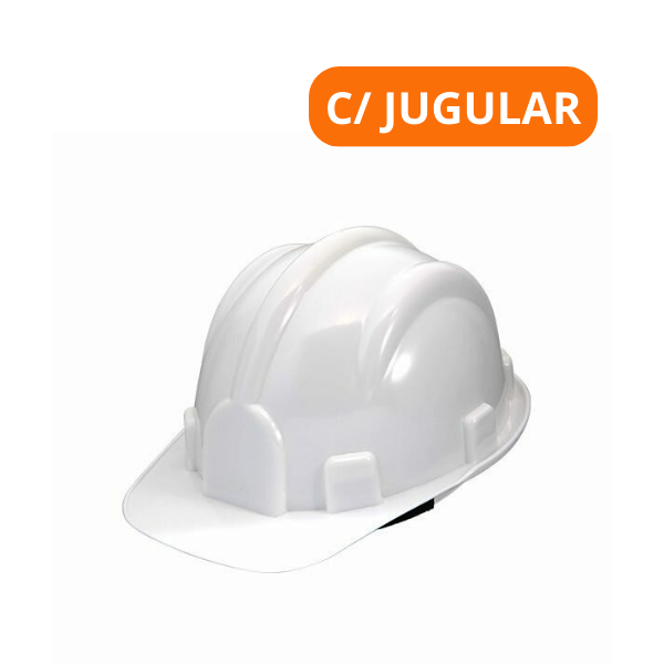 15327168799-capacete-seguranca-branco-com-jugular-plastcor-jundiai.png Capacete Segurança Branco Com Jugular - Plastcor - Imagem 2