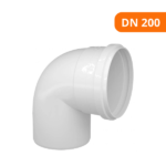 Joelho 90 para Esgoto SN DN 200 - Fortlev - Imagem 2
