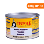 Massa Plástica Branca 400g IB100 - Iberê - Imagem 2