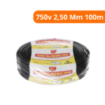 Cabo Flexível Preto 750v 2,50 Mm 100m - Megatron - Imagem 2
