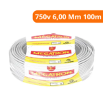 Cabo Flexível Branco 750v 6,00 Mm 100m - Megatron - Imagem 2