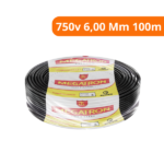 Cabo Flexível Preto 750v 6,00 Mm 100m - Megatron - Imagem 2