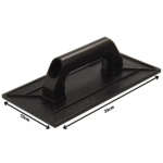 Desempenadeira Plástica Lisa Preta 12x23cm - Cortag