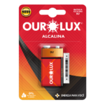 Pilha Alcalina 9v 50 Blister X 1 Unidade Ourolux