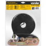 Jogo De Cinta Com Catraca Para Amarração De Carga 3,0 Tf/1,5 Tf, CC 030, Encartelado, Vonder