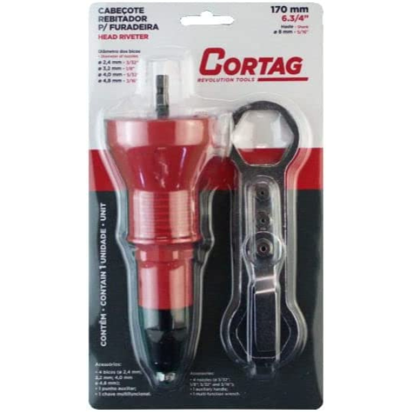 15212699663-15172489088-irwin209.png Cabeçote Rebitador Para Furadeira 170mm 61787 Cortag 61787 - Imagem 2