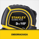 Trena Global Plus 3 Metros Stanley 30-608 - Imagem 2