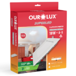 Plafon Superled Embutir 18W BIV 6500K Branca Fria Quadrado 3207