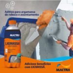 Aditivo De Argamassa De Reboco E Assentamento Ligmassa 900 ML - Mactra - Imagem 2