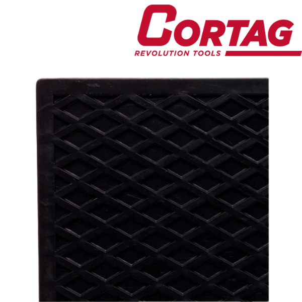 15213286511-15175086664-serra20bimetalica201820dentes2067.png Desempenadeira Plástica Pvc 12x23cm Estriada Preta - Cortag - Imagem 2