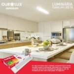 Luminaria 2x9w Biv 0,6mts 6500k Fosca - Imagem 2