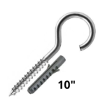 Gancho Com Bucha 10 - 1 Unidade - Imagem 2