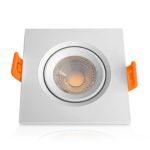 Luminária Superled Spot Quadrado 5W 6400K Branco Fria Ourolux 05602A - Imagem 2