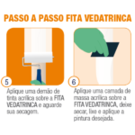 Fita Vedatrinca Para Reparos Trincas E Fissuras 5cmx5m Mactra - Imagem 4