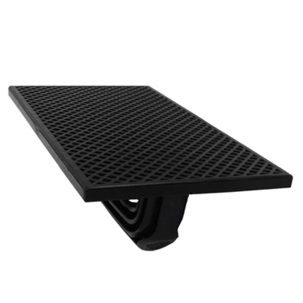 15256767870-desempenadeira-plastico-preta.png Desempenadeira Plástica Preta Corrugada 18x30 Para Massa E Reboco - Imagem 2