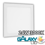 Painel Plafon Led Eco Embutir 24W 3000K Branco Quadrado Bivolt Galaxy - Imagem 2