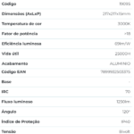 Painel Plafon Led Embutir 18W 3000K Branco Quadrado Bivolt Galaxy - Imagem 3