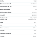 Lâmpada Bulbo Led 15W A60 6500K 1311 Lúmens Galaxy - Imagem 3