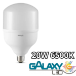 Lâmpada Bulbo T Led 20W 6500K E-27 1600 Lúmens Galaxy - Imagem 2
