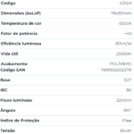 Lâmpada Bulbo T Led 40W 6500K E-27 3200 Lúmens Galaxy - Imagem 3