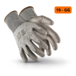 Luva Poliéster Anticorte Banhada PU - 10 Imbat - Imagem 2