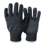 Luva Tricotada Preta Com Pigmento Imbat - Imagem 2