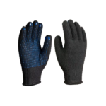 Luva Tricotada Preta Leve Com Pigmento Imbat