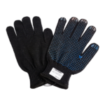 Luva Tricotada Preta Leve Com Pigmento Imbat - Imagem 2