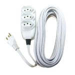 Extensão PP. 2P+T 20A. BCO 1,5m - Ilumi - Imagem 2