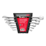 Jogo De Chave Combinada Cromo Vanadio Cromo Fosco 6-17mm 6 Peças - MTX
