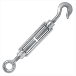 Esticador Leve Maleável Gancho Olhal Galvanizado 1/4 M6 - Bellift