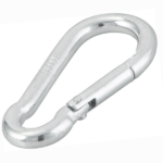 Mosquetão Com Trava 4 x 40mm Galvanizado - Bellift