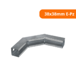 Curva Vert. Int. 90º P/ Perfilado 38x38mm E-Pz Perfil Líder - Imagem 2