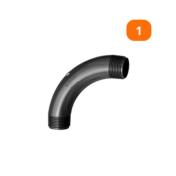15322347184-imagens-prod-25-2.png Curva 90 Curto P/ Eletroduto Roscável 1 - Krona - Imagem 2