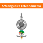 Regulador Gás S/Mangueira C/Manômetro - Aliança - Imagem 2