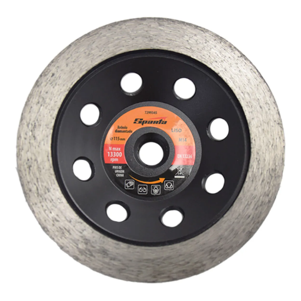 15330541345-rebolo-continuo-diamantado-corte-em-marmore-granito-e-concreto-rosca-m14-115mm-1pc-spar.png Rebolo Contínuo Diamantado, Corte Em Mármore, Granito E Concreto, Rosca M14, 115mm, 1pc - Sparta - Imagem 1