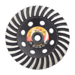 Rebolo Turbo Diamantado, Corte Em Mármore, Granito E Concreto, Rosca M14, 115mm, 1pc - Sparta