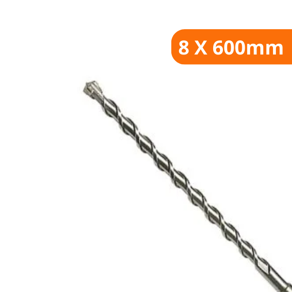 15330753605-broca-para-concreto-8-x-600mm-encaixe-sds-plus-1pc-mtx-campo-limpo.png Broca Para Concreto, 8 X 600mm, Encaixe SDS Plus, 1pc - Mtx - Imagem 2