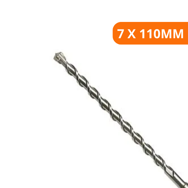 15330766735-broca-para-concreto-7-x-110mm-encaixe-sds-3plus-1pc-mtx-itu.png Broca Para Concreto, 7 X 110mm, Encaixe SDS 3Plus, 1pc - Mtx - Imagem 2
