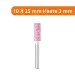 Ponta Montada Cilíndrica Longa 10 X 25 mm Haste 3 mm F80 - Mtx - Imagem 2