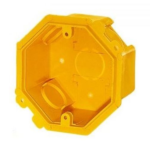 Caixa Plástica 3x3 Amarela - Canal