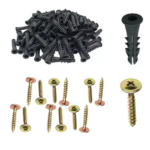 Parafuso Com Bucha 6 Plástica Com Aba Pacote 100 Unidades