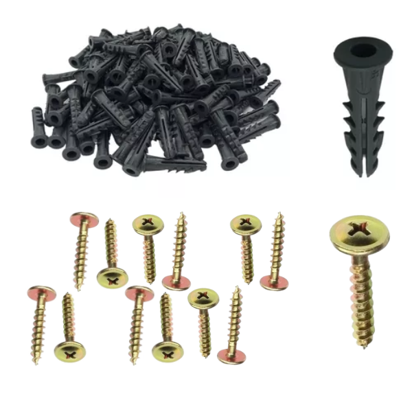 15331983566-parafuso-com-bucha-6-plastica-com-aba-pacote-100-unidades-itu.png Parafuso Com Bucha 6 Plástica Com Aba Pacote 100 Unidades - Imagem 1