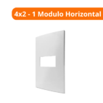 Pro Placa C/ Suporte 4x2 - 1 Modulo Horizontal - Alumbra - Imagem 2