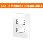 Pro Placa C/ Suporte 4x2 - 2 Módulos Distanciados - Alumbra - Imagem 2